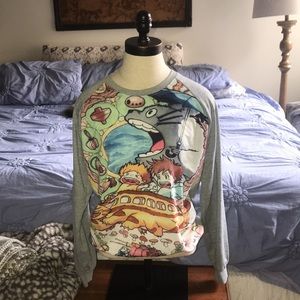 Studio Ghibli, ‘My Neighbor Totoro,’ Long sleeve T-shirt/ Sweatshirt, anime.